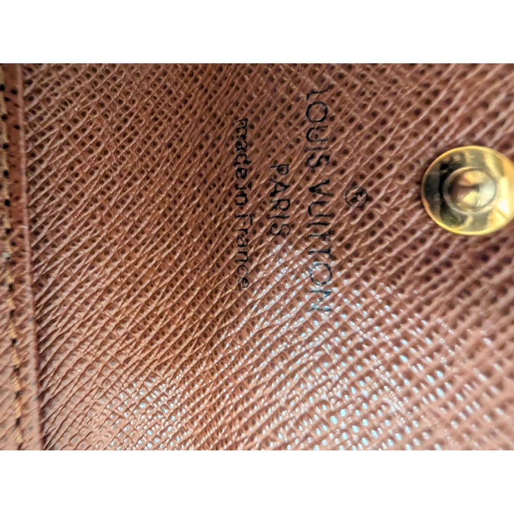 Louis Vuitton Monogram 4‑Key Holder Case Authentic Chipped - Picture 5 of 13